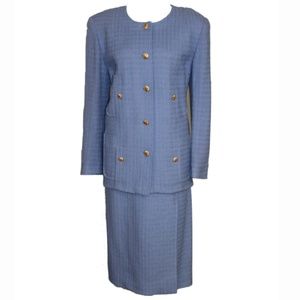 Authentic Vintage CHANEL Skirt and Jacket Set sz M